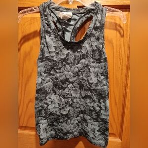 Athleta Momentum Floral Green Women's Tank Top, XS